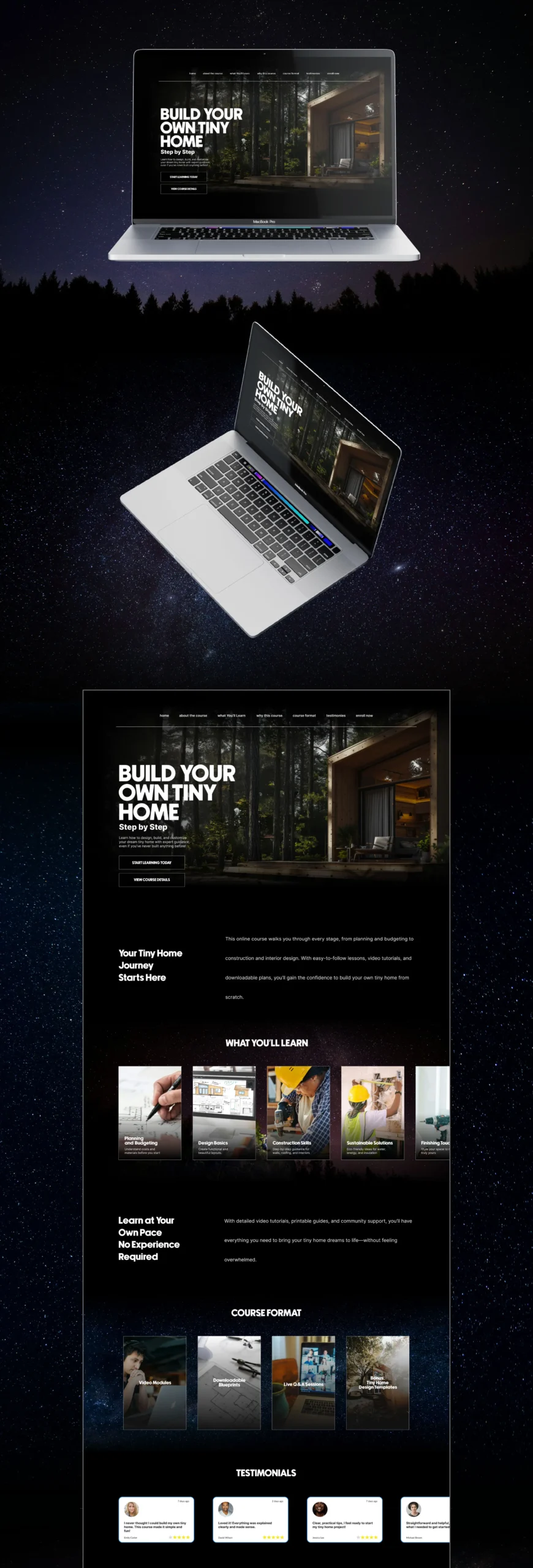 Landing Page Designed By Grace Studio